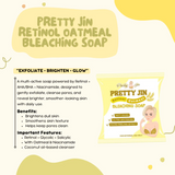 Pretty Jin Retinol Oatmeal Bleaching Soap - 70g