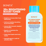 Bonita 20X Brightening Boost Toner - 125ml