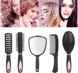Professional Hair Styling Comb Set - 5 Pcs