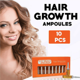 أمبولات نمو الشعر العشبية من Skin Doctor 10 مل × 10 قطع