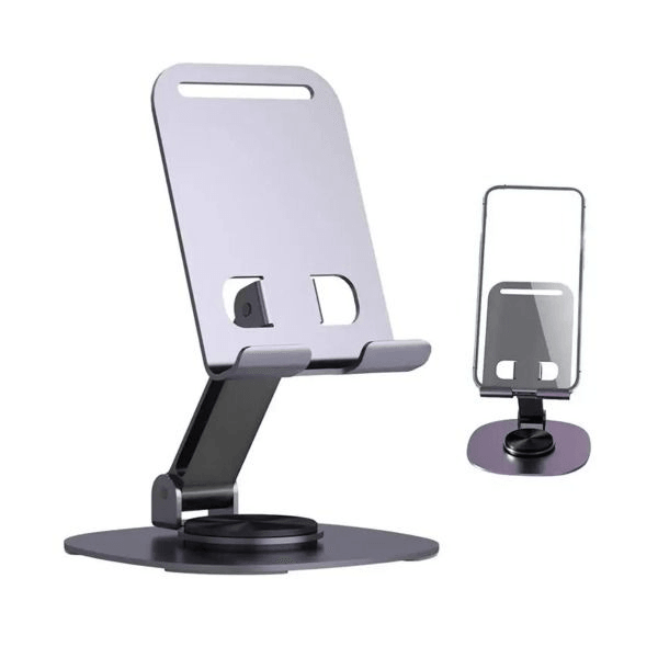 Carbon Steel Universal Rotatable Folding Phone Holder - K72 Carbon Steel Universal Rotatable Folding Phone Holder - K72