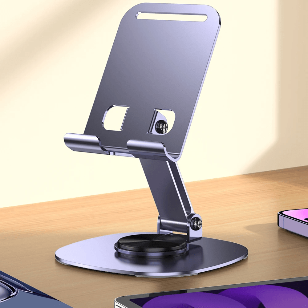 Carbon Steel Universal Rotatable Folding Phone Holder - K72 Carbon Steel Universal Rotatable Folding Phone Holder - K72