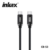 inkax Type C To C 100W Fast Charging Data Cable CB-53