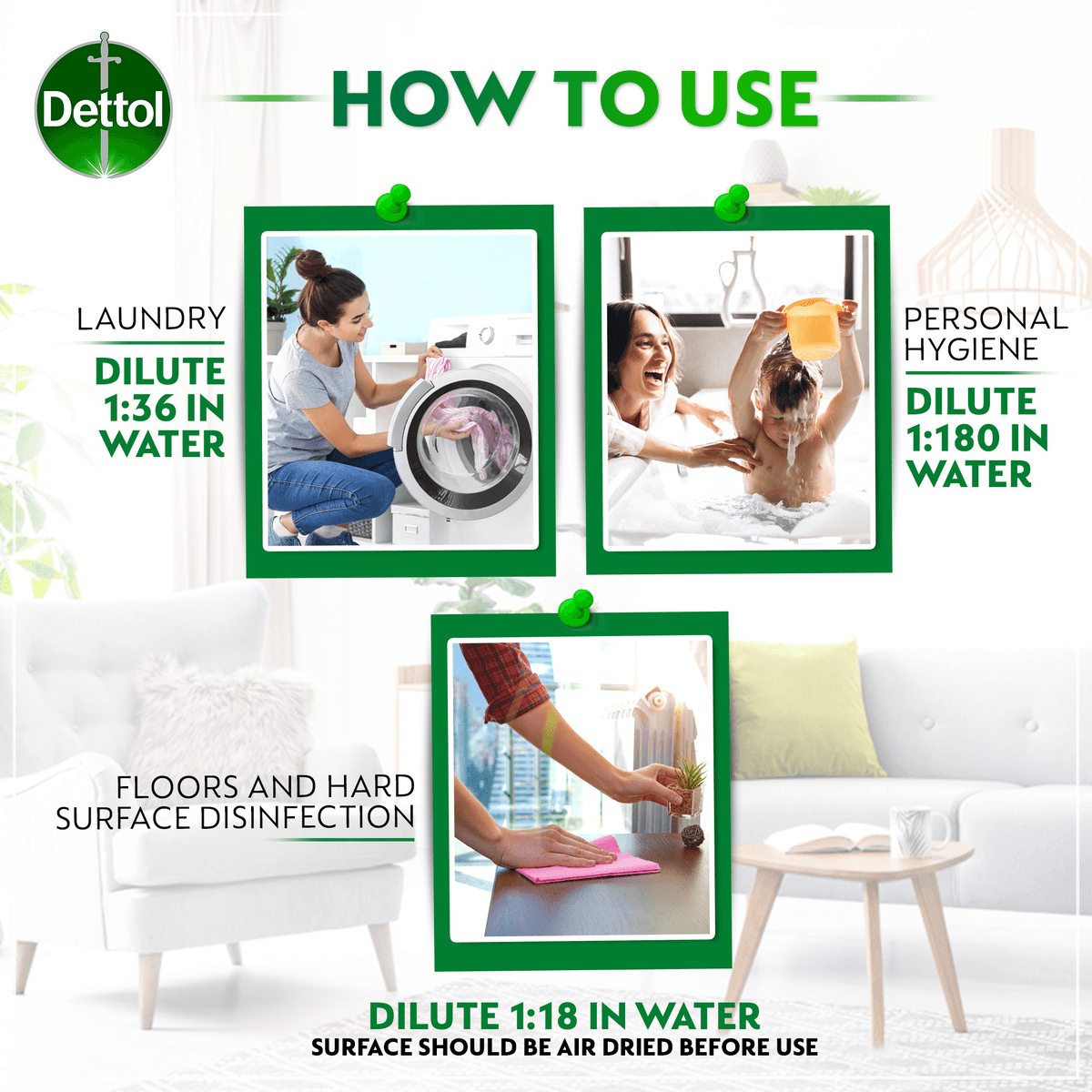 Dettol Antibacterial Antiseptic Disinfectant Liquid 2Pcs x 500ml Dettol Antibacterial Antiseptic Disinfectant Liquid 2Pcs x 500ml