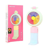 Portable Mini Handheld Rechargeable Fan With Light HQ66-25