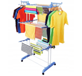 Folding Clothes Dryer Rack Three Layers Of Clothes Hanger