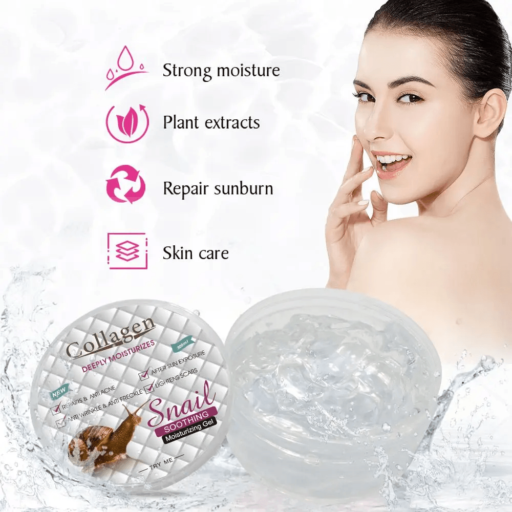 Collagen Snail Soothing Moisturising Gel - 300ml Collagen Snail Soothing Moisturising Gel - 300ml