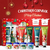 Sadoer Moisturizing Hand Cream & Lip Balm Set - 8Pcs Set