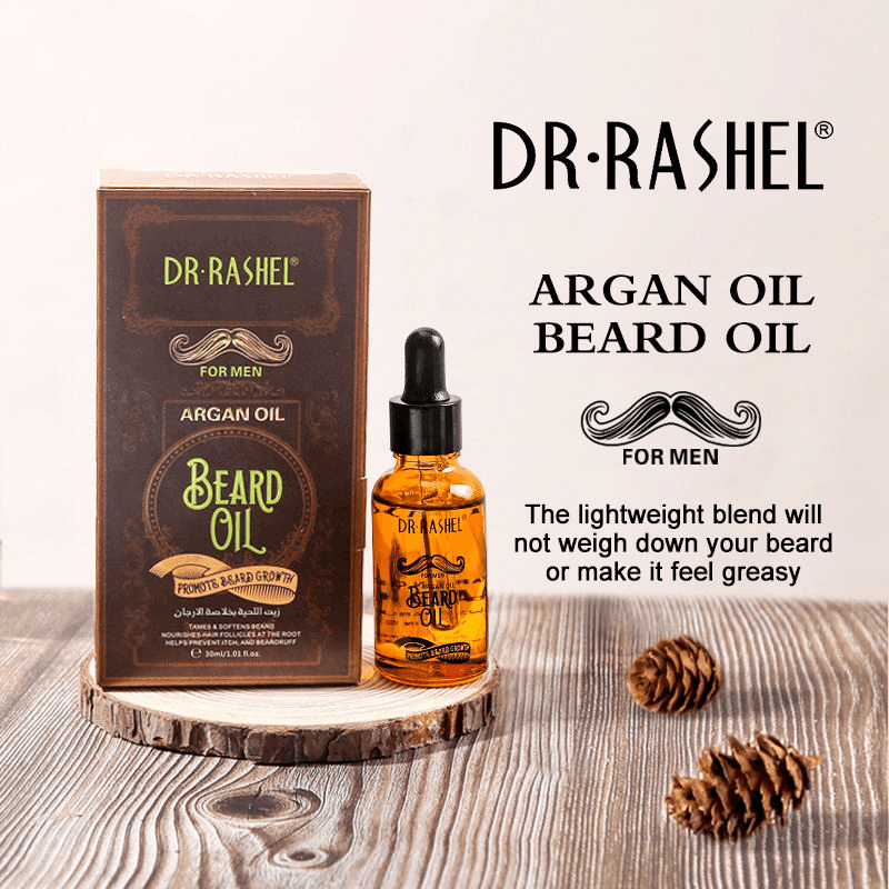 DR.RASHEL Argan Oil Hair Growth Beard Oil - 30ml - Pinoyhyper
