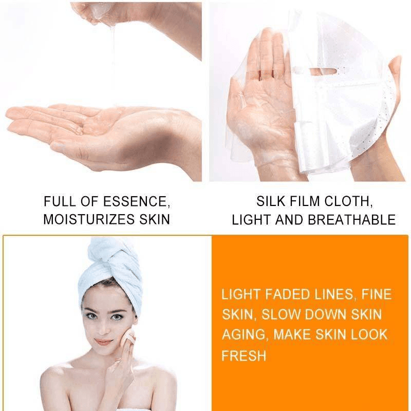 Dr. Rashel VC Vitamin C Niacinamide & Brightening Essence Mask - 5 Pcs × 25g - Pinoyhyper Dr. Rashel VC Vitamin C Niacinamide & Brightening Essence Mask - 5 Pcs × 25g - Pinoyhyper