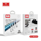 Earldom 3 in1 Fast Charging Cable EC-IMC024 - Pinoyhyper