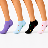 Women's Fashion Cotton Ankle Socks - 3 Pairs KK#1 (D-179-3)