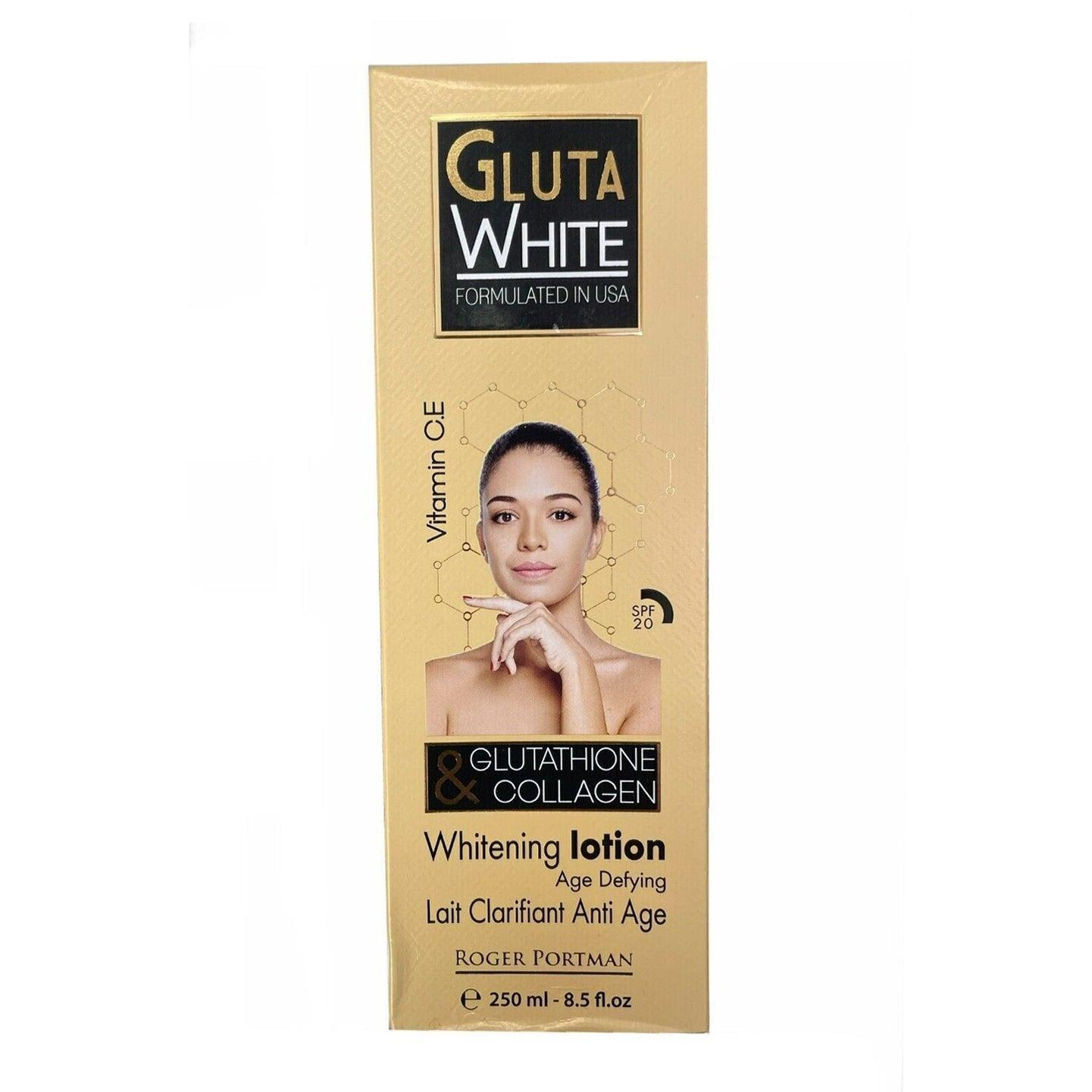 Gluta White Glutathione & Collagen Whitening Body Lotion - 250ml - Pinoyhyper Gluta White Glutathione & Collagen Whitening Body Lotion - 250ml - Pinoyhyper