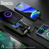 Hoco 10000mAh Power Bank With Four Cable DB07 - Pinoyhyper