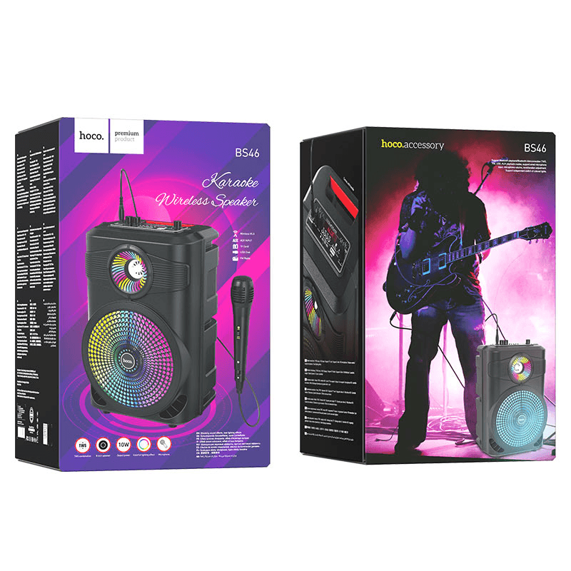Hoco Original Karaoke Wireless Speaker - BS46 - Pinoyhyper