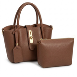 Women's Elegant Leather Handbag Set - 926