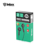 Inkax Fascinating Rhythm Wired Earphone AE-01 - Black - Pinoyhyper