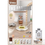 inkax Wireless Earbuds TWS - T02AG (Gold) - Pinoyhyper