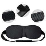 Black Adjustable Sleep Eye Mask