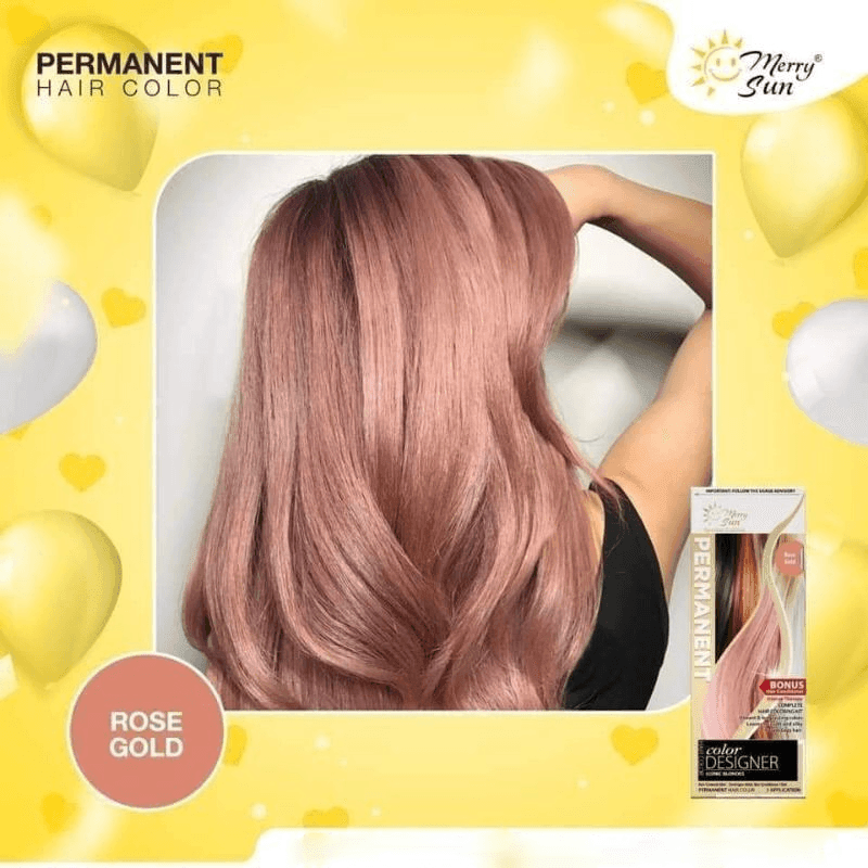 MerrySun Permanent Hair Color - Rose Gold - Pinoyhyper MerrySun Permanent Hair Color - Rose Gold - Pinoyhyper