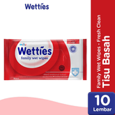 Mitu Wetties Antiseptic Family Wet Wipes Fresh Clean - 10's - Pinoyhyper