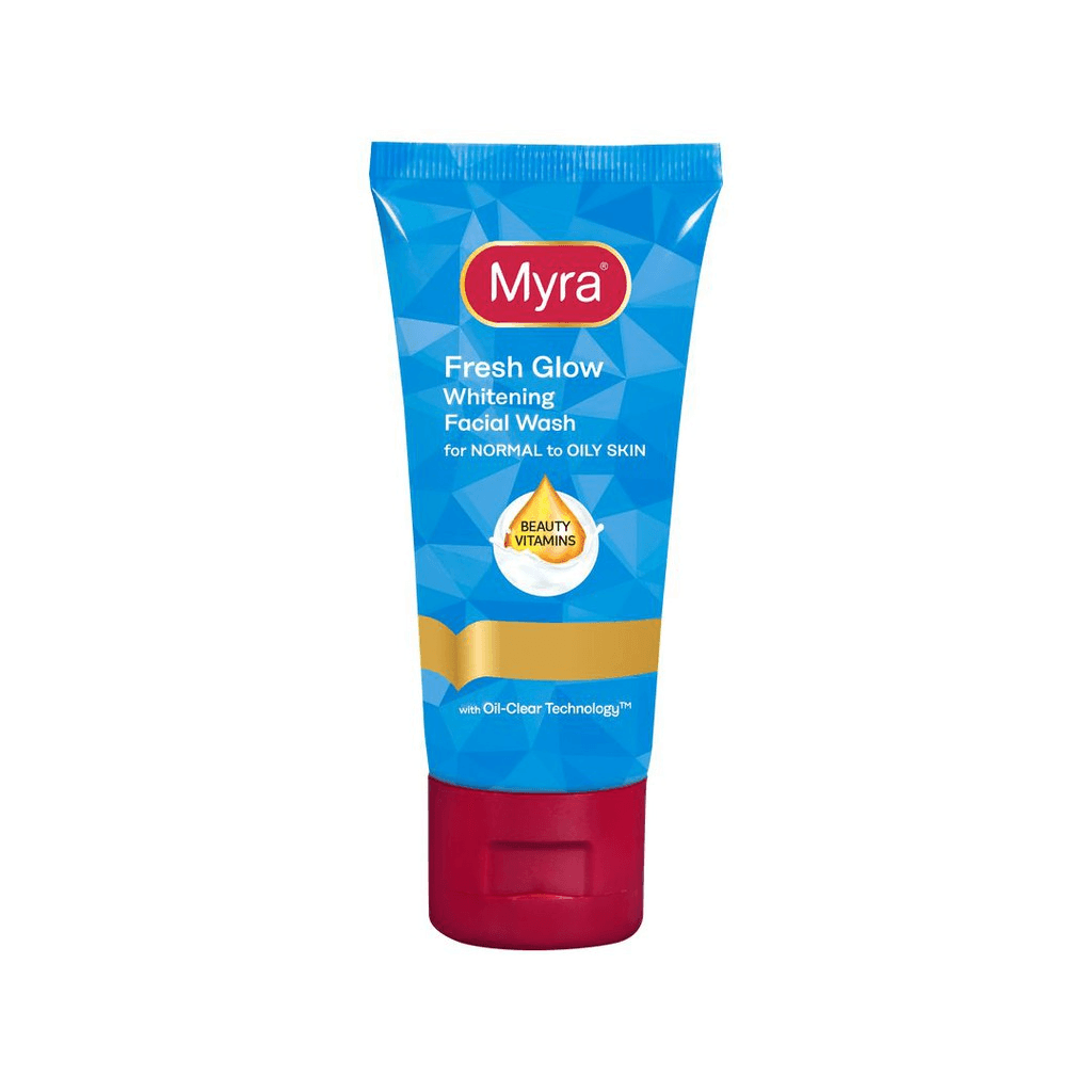 Myra Fresh Glow Whitening Facial Wash - 50ml - Pinoyhyper Myra Fresh Glow Whitening Facial Wash - 50ml - Pinoyhyper