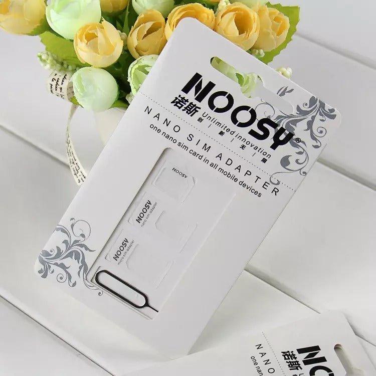 Noosy 4 in 1 Sim Card Adapter Standard Sim To Nano To Micro Sim Adapter With Pin - Pinoyhyper