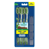 Oral-B 123 Toothbrush With Neem Extract - Soft (BUY 2 GET 2 Free) - Pinoyhyper