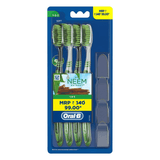 Oral-B 123 Toothbrush With Neem Extract - Soft (BUY 2 GET 2 Free) - Pinoyhyper