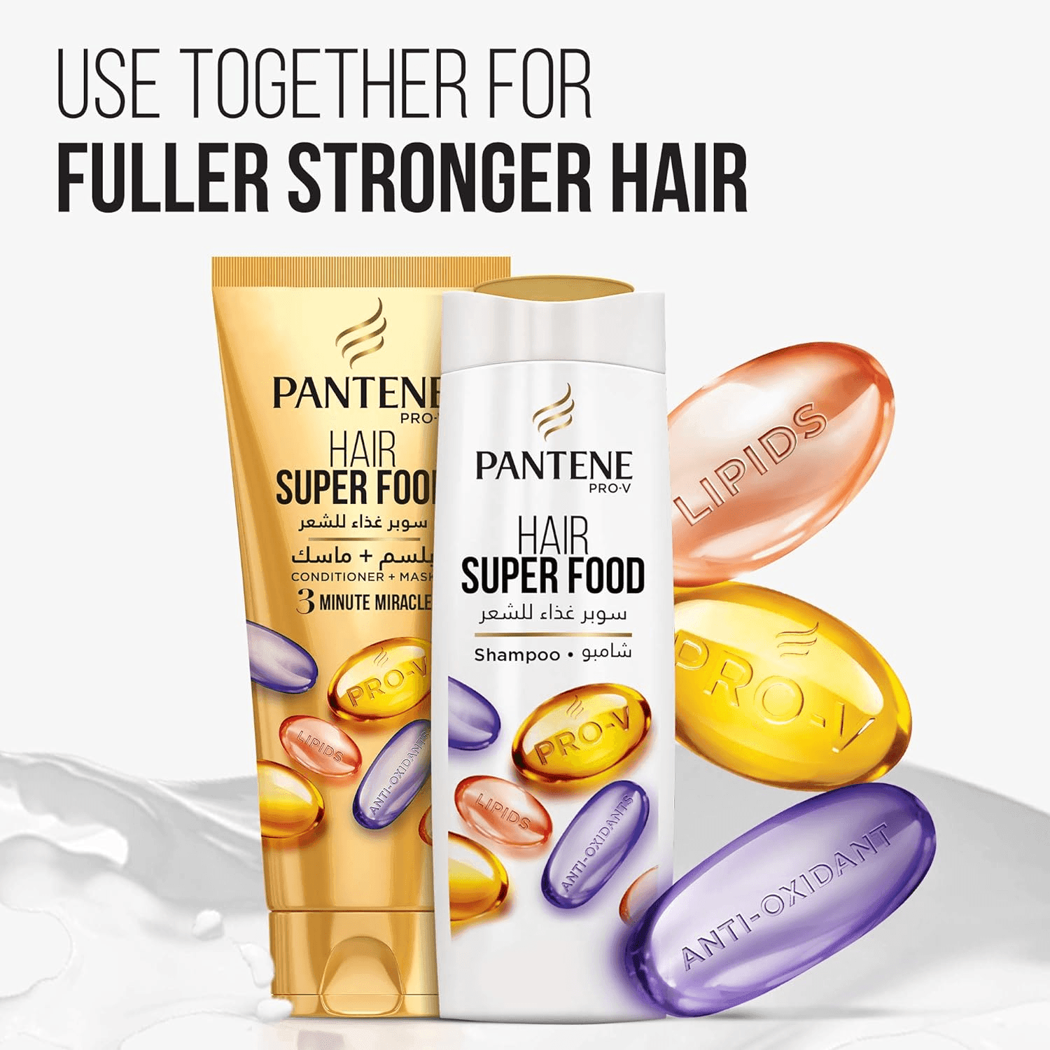 Pantene Pro-V Hair Superfood Shampoo + Conditioner - 400ml + 200ml - Pinoyhyper Pantene Pro-V Hair Superfood Shampoo + Conditioner - 400ml + 200ml - Pinoyhyper