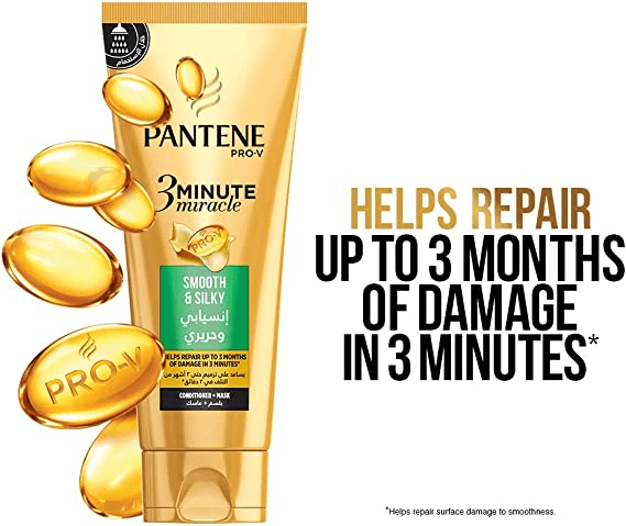 Pantene Shampoo Pro-V Smooth & Silky 400ml + 3 Minute Miracle Conditioner 200ml - Pinoyhyper Pantene Shampoo Pro-V Smooth & Silky 400ml + 3 Minute Miracle Conditioner 200ml - Pinoyhyper