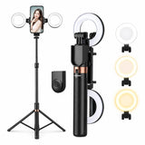 Plokama Broadcast Stand with Ring Light & Phone Holder - Live-K9Pro