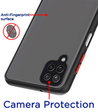 Samsung A22 Fashion Smoke Case With Ring Stand - Pinoyhyper