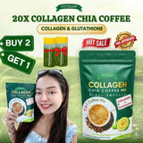 Fitgum 20X Collagen Chia Coffee Mix - Buy 2 Get 1