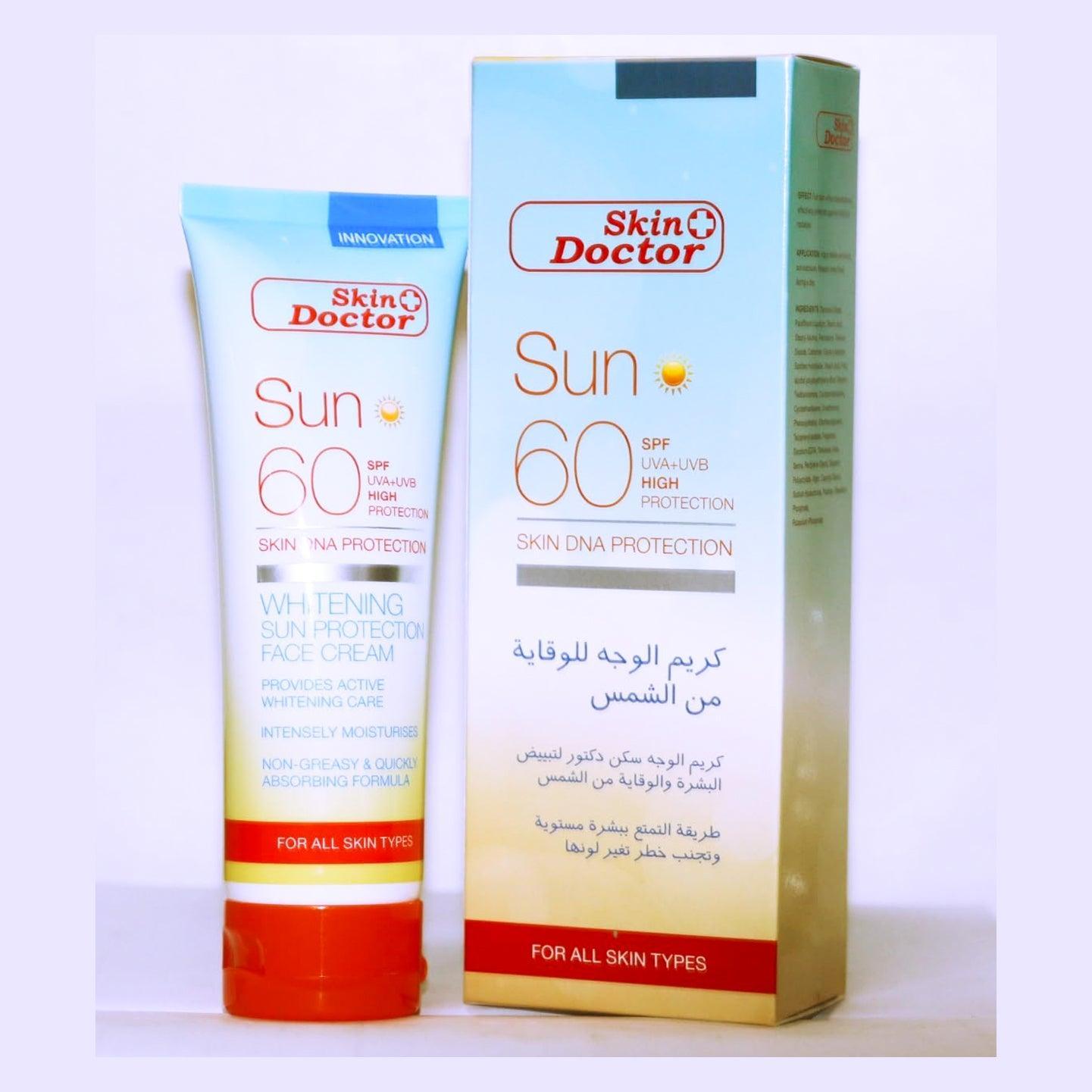 Skin Doctor Sun Protection Whitening Cream SPF 60 - 125ml - Pinoyhyper Skin Doctor Sun Protection Whitening Cream SPF 60 - 125ml - Pinoyhyper