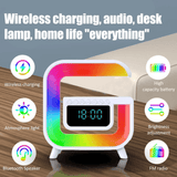 Smart Bluetooth Speaker With Wireless Charging & LED Light - G30 - Pinoyhyper