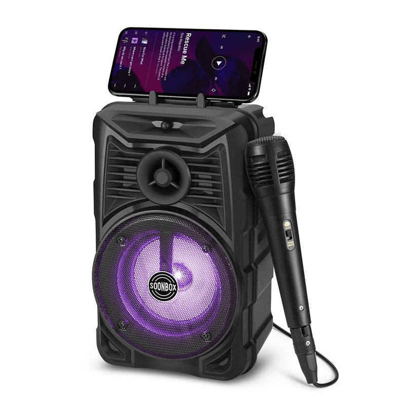 Soonbox Karaoke Bluetooth Speaker With Microphone - S5 - Pinoyhyper Soonbox Karaoke Bluetooth Speaker With Microphone - S5 - Pinoyhyper