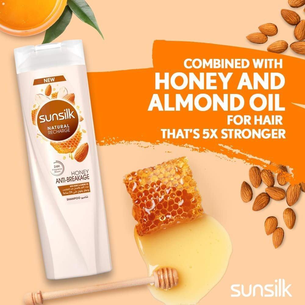 Sunsilk Natural Recharge Anti-Breakage With Honey Shampoo - 400ml - Pinoyhyper Sunsilk Natural Recharge Anti-Breakage With Honey Shampoo - 400ml - Pinoyhyper