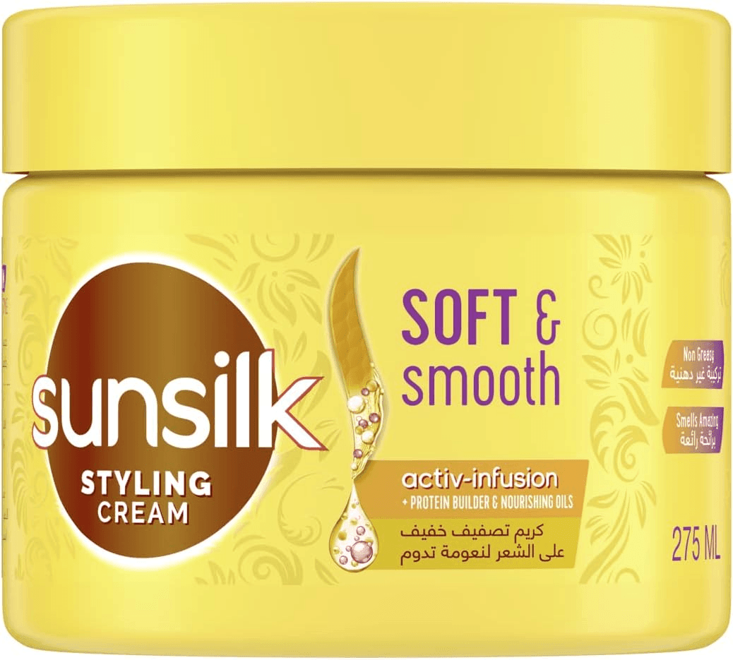 Sunsilk Soft & Smooth With Acitv-Infusion Styling Hair Cream - 275ml - Pinoyhyper Sunsilk Soft & Smooth With Acitv-Infusion Styling Hair Cream - 275ml - Pinoyhyper