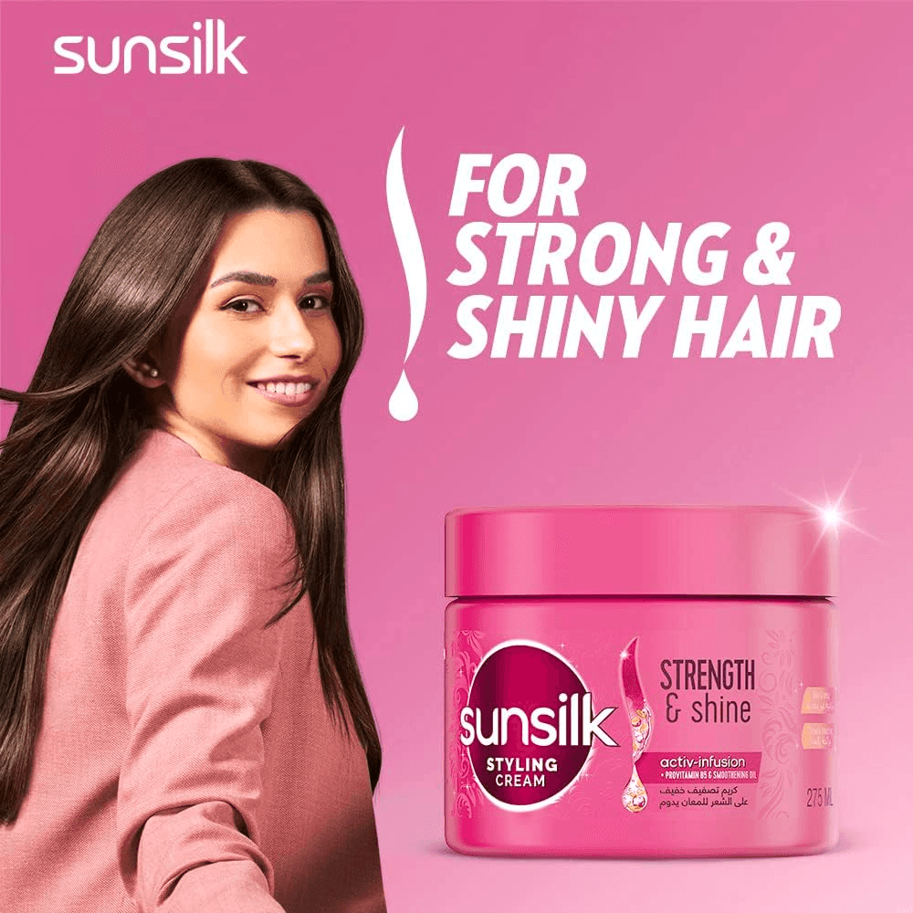 Sunsilk Strength & Shine Styling Hair Cream - 275ml - Pinoyhyper Sunsilk Strength & Shine Styling Hair Cream - 275ml - Pinoyhyper