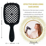 Super Hair Detangling Brush (Colored Frame) - Pinoyhyper