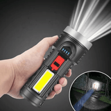 USB Rechargeable Portable LED Flashlight L-822 - Pinoyhyper