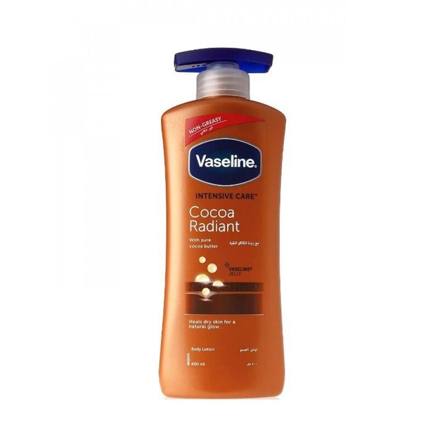 Vaseline Body Lotion Cocoa Radiant Intensive Care (Pump) - 400ml - Pinoyhyper Vaseline Body Lotion Cocoa Radiant Intensive Care (Pump) - 400ml - Pinoyhyper