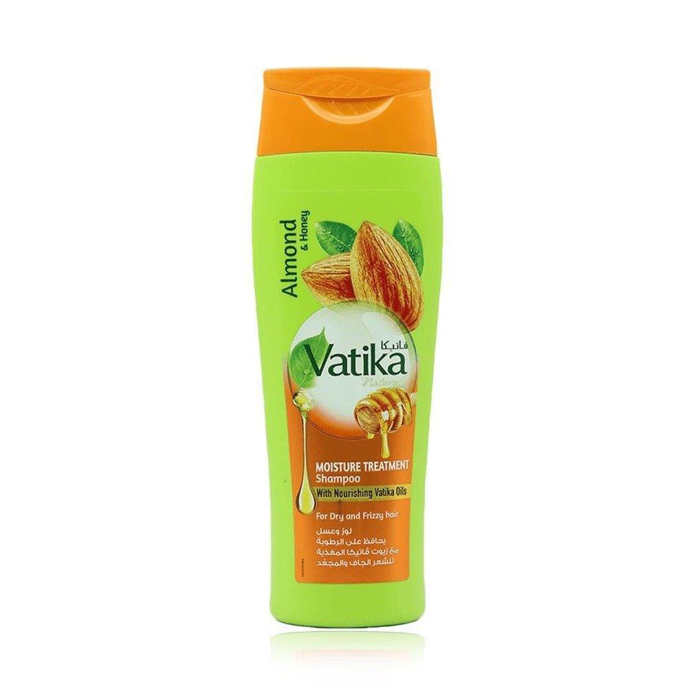 Vatika Almond & Honey Moisture Treatment Shampoo With Nourishing Vatika Oils For Dry and Frizzy hair 2 x 400ml - Pinoyhyper Vatika Almond & Honey Moisture Treatment Shampoo With Nourishing Vatika Oils For Dry and Frizzy hair 2 x 400ml - Pinoyhyper