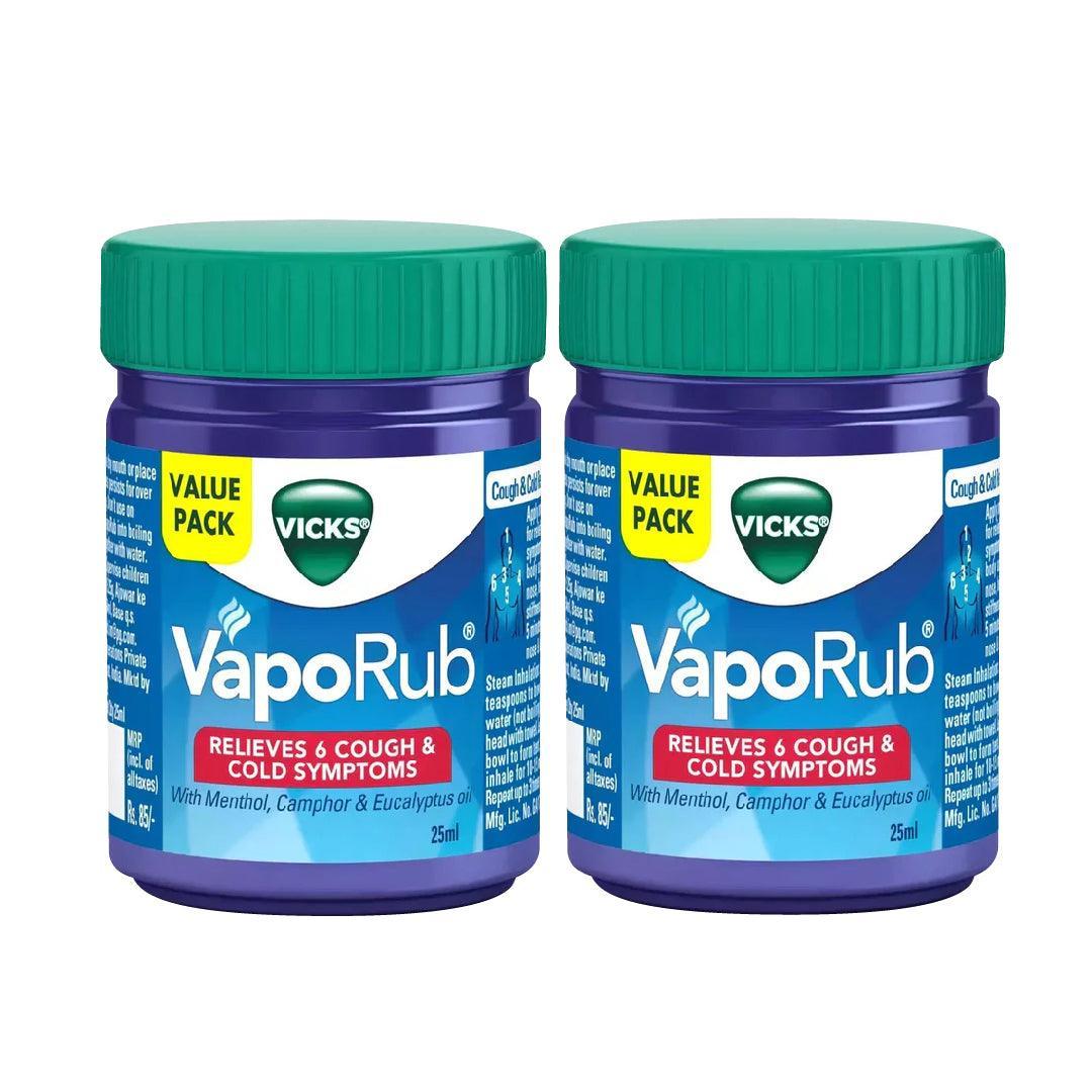 Vicks VapoRub Value Pack - 25ml x 2 Pcs (Offer) - Pinoyhyper