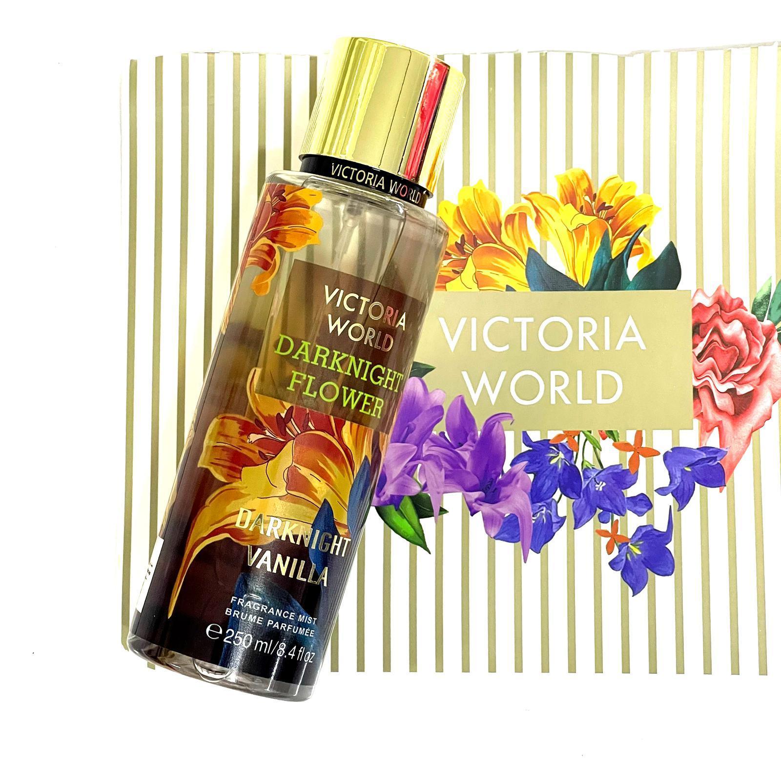 Victoria World (Dark Night Vanilla) Fragrance Mist - 250 ml Moon Kuwait Victoria World (Dark Night Vanilla) Fragrance Mist - 250 ml Moon Kuwait