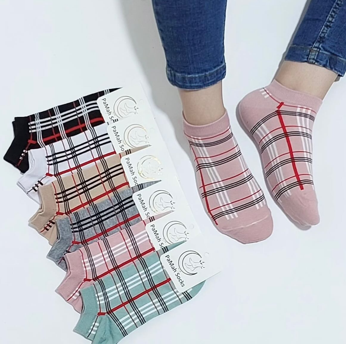 Breathable Cotton Low-Cut Sport Socks - 3 Pairs (K-4-1)