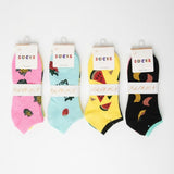 Comfortable Low Cut Summer Fruit Sock Pack- 3 Pairs