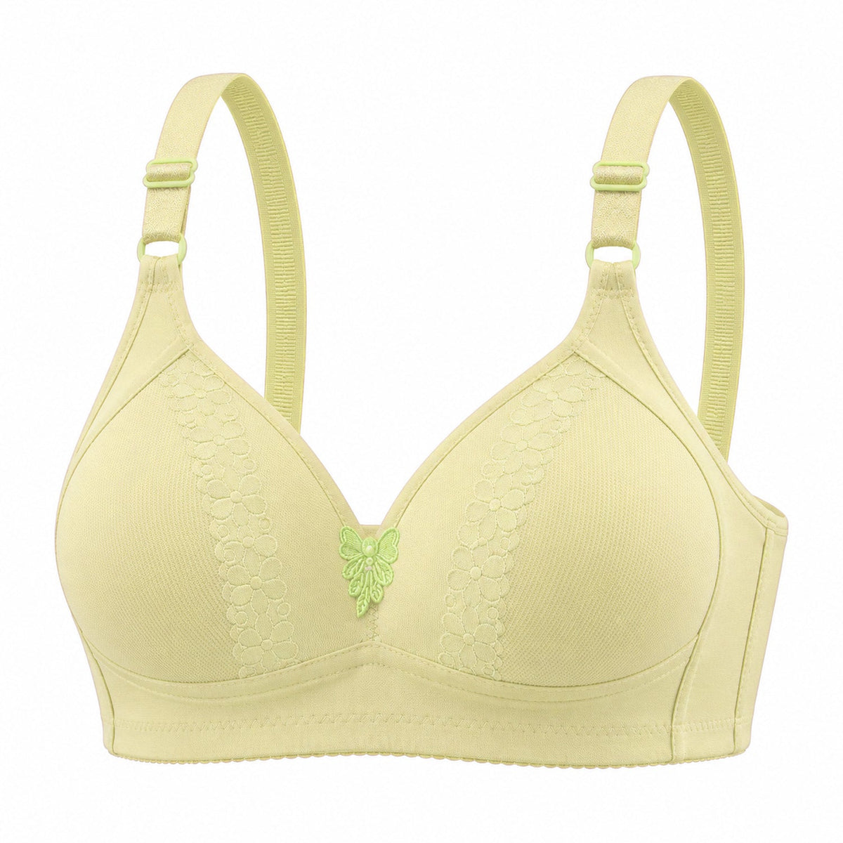 Adjustable Strap Seamless Comfort Bra - 398#