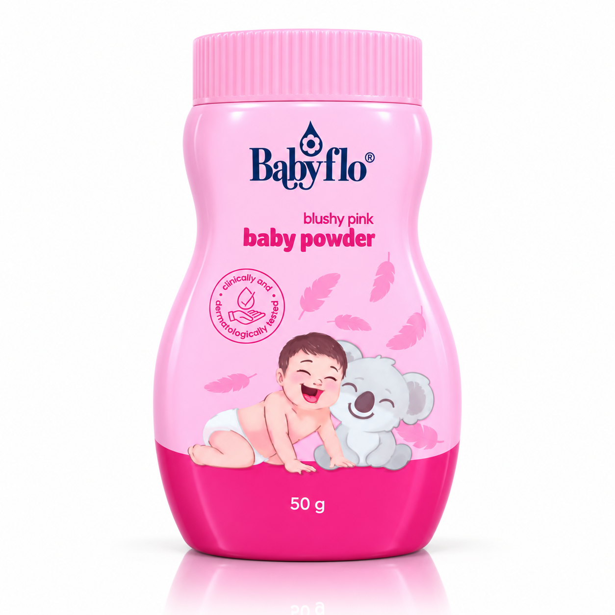 Babyflo Baby Powder Blushy Pink - 50g